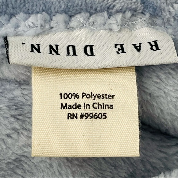 Rae Dunn My Happy Place Throw Blanket, Blue, 50x60 - Picture 4 of 8